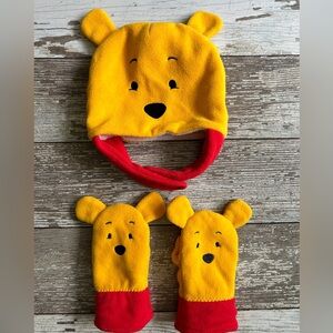 Disney Winnie the Pooh hat & gloves, toddler, Halloween
